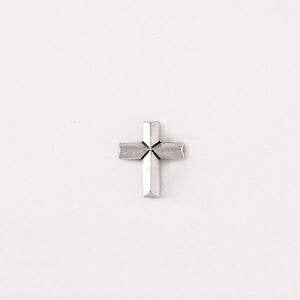 Lapel Pin-Angled Cross-Pewter
