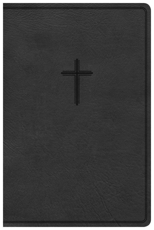 CSB Everyday Study Bible-Charcoal LeatherTouch