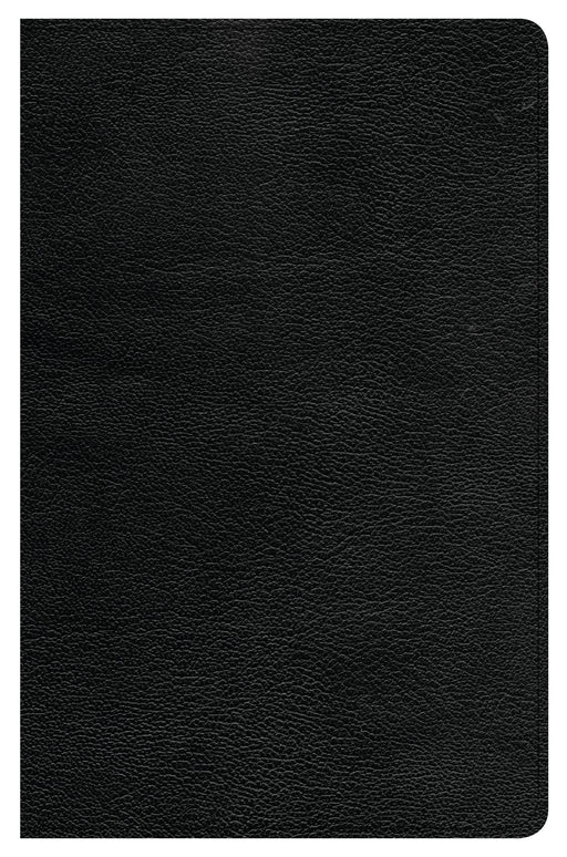 CSB Ultrathin Reference Bible-Black Genuine Leather