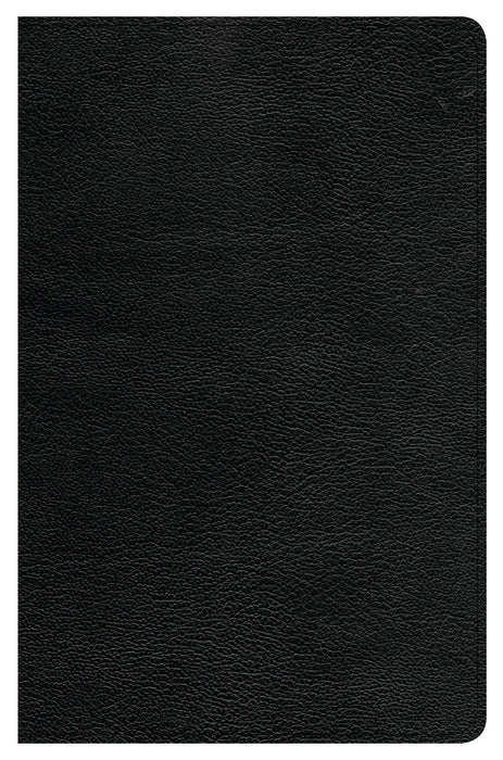 CSB Ultrathin Reference Bible-Black Genuine Leather