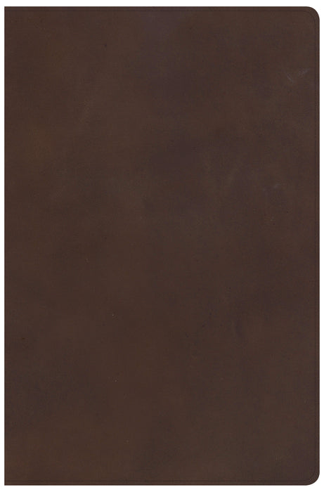 KJV Super Giant Print Reference Bible-Brown Genuine Leather