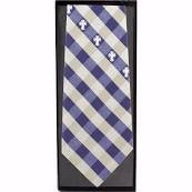 Tie-Cross-Check Navy/Gold (Polyester)