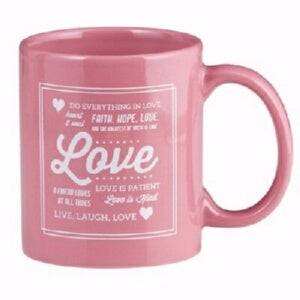 Mug-Love-Pink W/Gift Box (11 Oz)