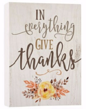 Barnhouse Block-In Everything Give Thanks (5.5 x 7