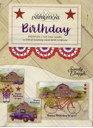 Card-Boxed-Birthday-American Country (KJV)(Box Of 12) (Pkg-12)