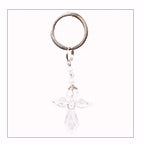Keychain-Prism Drop-Mini Angel-Clear (5")
