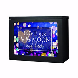Light Box-Small-Moon & Back (6 x 7.5 x 3)-Black