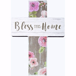 Mini Wall Cross-Bless This Home (5")