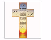 Prayer Cross-Serenity Prayer (16")