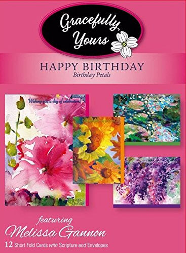 Card-Boxed-Birthday-Birthday Petals #157 (Box Of 12)