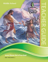 Growing In Christ Sunday School: Middle School-Teacher Guide (NT2) (#460630)
