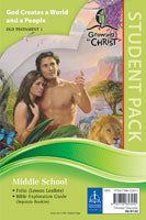 Growing In Christ Sunday School: Middle School-Student Pack (OT1) (#460132)