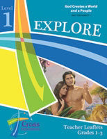 Cross Explorations Sunday School: Explore Level 1 (Grades 1-3) Teacher Leaflet (OT1) (#480120)