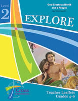 Cross Explorations Sunday School: Explore Level 2 (Grades 4-6) Teacher Leaflet (OT1) (#480122)