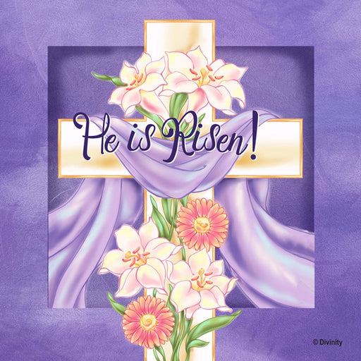 Napkin-Easter - He is Risen