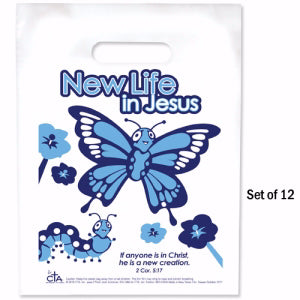 New Life In Jesus Goodie Bag (9 x 12) (Pack Of 12) (Pkg-12)