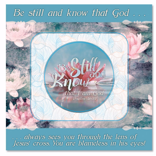 Magnet Frame-Be Still And Know (5.75 x 5.75)