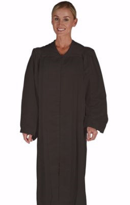 Choir Robe-Traditional-Black-Large
