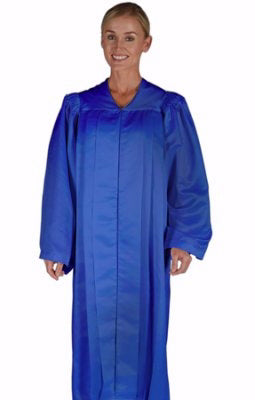 Choir Robe-Traditional-Blue-Medium