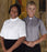 Clergy Blouse-Womens-Short Sleeve-Tab Collar-Blue (Size 10)