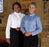 Clergy Blouse-Womens-Long Sleeve-Tab Collar-Black (Size 1X)