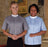Clergy Blouse-Womens-Short Sleeve-Neckband-Blue (Size 2X)