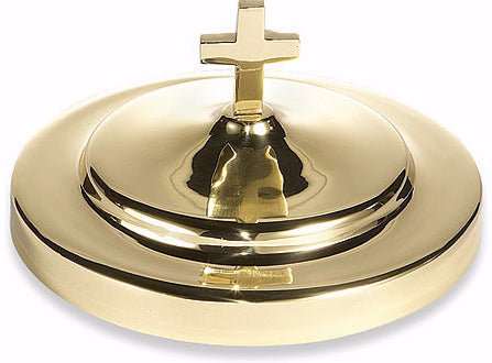 Bread Plate Cover--Stacking-Solid Brass