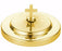 Bread Plate Cover-Polished Steel-Brass