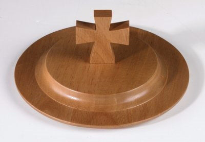 Bread Plate Cover-Stacking-Pecan