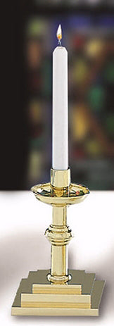 Candlesticks-Pair-Polished Brass