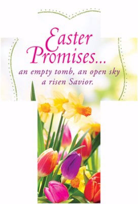 Bookmark-Easter Promises...(2 Corinthians 9:15)-Die Cut Cross (Pack Of 25) (Pkg-25)