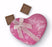 Candy-Valentine God So Loved Me Pink Heart Tin w/10 Milk Chocolate Squares