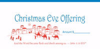 Offering Envelope-Christmas Eve-Dollar/Check Size (#861336) (Pack Of 100)  (Pkg-100)