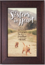 Framed Art-Words of Grace-Sisters In Heart (8.5" x 12.5")