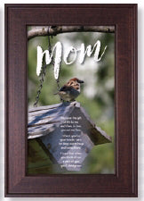 Framed Art-Words of Grace-Mom-You Gave The Gift Of Life (8.5" x 12.5")