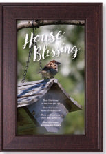 Framed Art-Words of Grace-House Blessing (8.5" x 12.5")