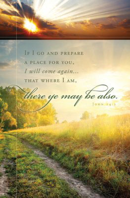 Bulletin-If I Go And Prepare A Place For You (John 14:3) (Pack Of 100) (Pkg-100)