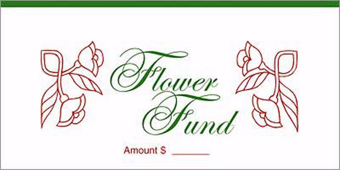 Offering Envelope-Flower Fund-Dollar/Check Size (#861384) (Pack Of 100)  (Pkg-100)