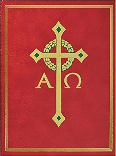 Excerpts From The Roman Missal-Red Deluxe Genuine Leather