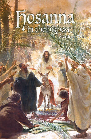 Bulletin-Hosanna In The Highest (Matthew 28:9) (Easter) (Pack Of 100) (Pkg-100)