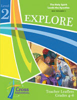 Cross Explorations Sunday School: Explore Level 2 (Grades 4-6) Teacher Leaflet (NT4) (#480822)