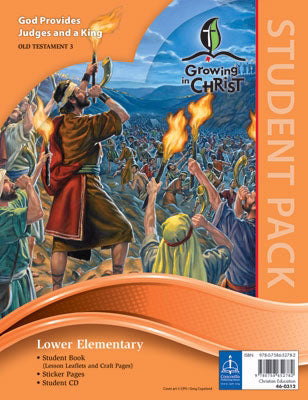 Growing In Christ Sunday School: Lower Elementary-Student Pack (OT3) (#460312)