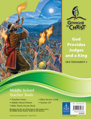 Growing In Christ Sunday School: Middle School-Teacher Tools (OT3) (#460331)