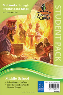 Growing In Christ Sunday School: Middle School-Student Pack (OT4) (#460432)