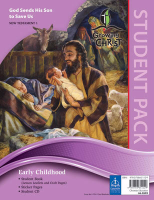 Growing In Christ Sunday School: Early Childhood-Student Pack (NT1) (#460502)