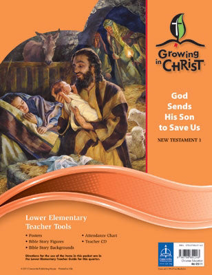 Growing In Christ Sunday School: Lower Elementary-Teacher Tools (NT1) (#460511)