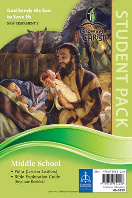 Growing In Christ Sunday School: Middle School-Student Pack (NT1) (#460532)