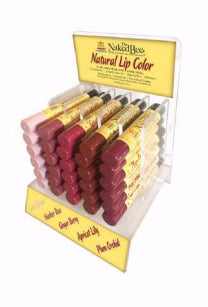 Natural Lip Color Pre-Pack w/Acrylic Display (Pack of 30) (Pkg-30)