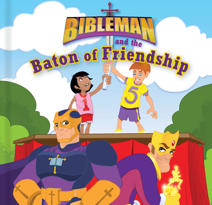 Bibleman And The Baton Of Friendship (Board Book)