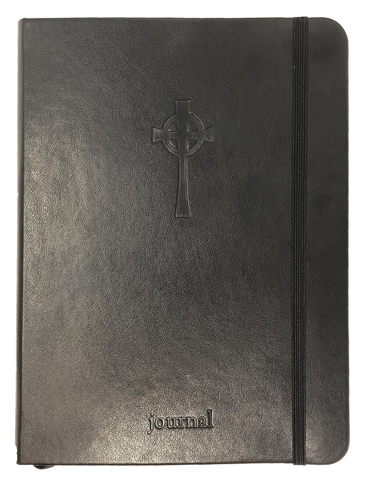 The Essential Journal Collection-Celtic Cross-Black LeatherLuxe